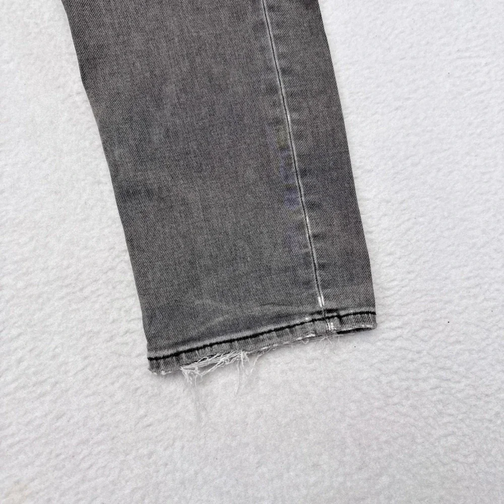 Rag & Bone Jeans Mens Size 30 x 32 Gray Denim Fit 2 Slim Distressed Casual